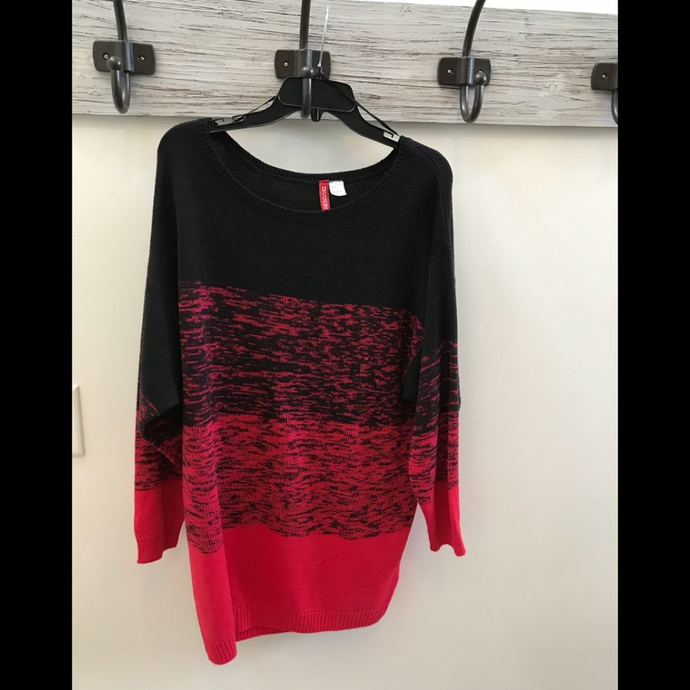 Divided sweater